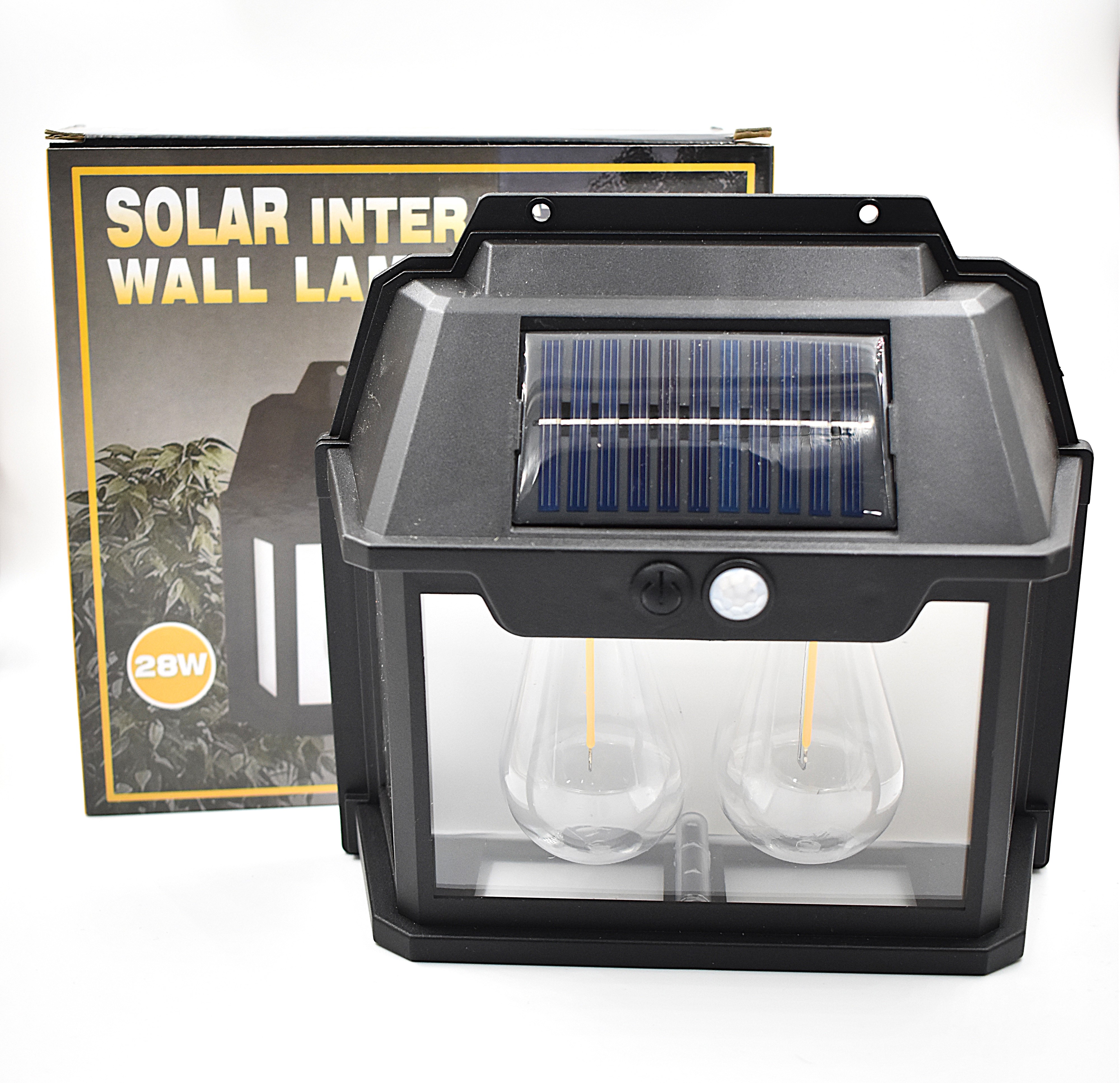 Lampara Solar 2 bombillos KT666-2W